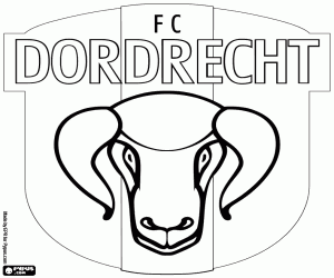 Omalovánka Emblém FC Dordrecht