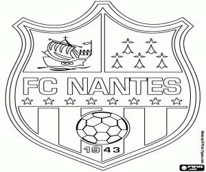 Omalovánka Emblém FC Nantes