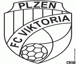 Omalovánka Emblém FC Viktoria Plzeň