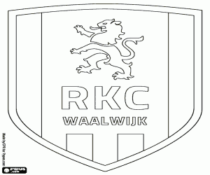 Omalovánka Emblém RKC Waalwijk