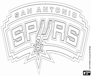 Omalovánka Emblém San Antonio Spurs