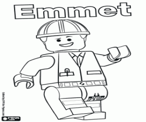 Omalovánka Emmet, charakter Lego film