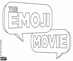 Omalovánka Emoji film, původní logo