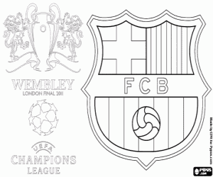 Omalovánka FC Barcelona, Champions 2011