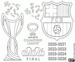 Omalovánka FC Barcelona, Liga mistrů 2025-2026
