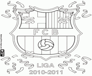 Omalovánka FC Barcelona, šampion 2010-2011