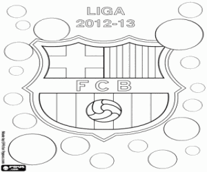 Omalovánka FC Barcelona, šampion 2012-2013