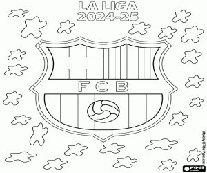 Omalovánka FC Barcelona, ​​​​šampion 2024-2025