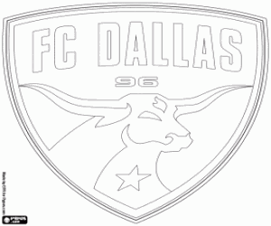 Omalovánka FC Dallas štít