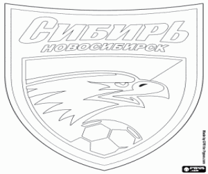 Omalovánka FC Sibir Novosibirsk štít