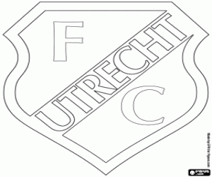 Omalovánka FC Utrecht štít