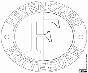 Omalovánka Feyenoord logo
