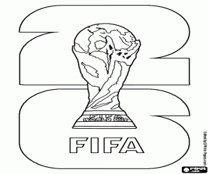 Omalovánka FIFA World Cup 2026 Logo