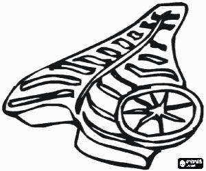 Omalovánka Filet z ryby s citronem