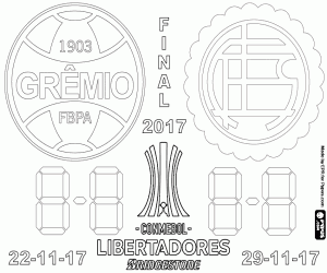 Omalovánka Finále Copa Libertadores 2017