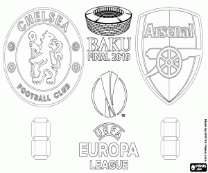 Omalovánka Finále Europa League 2018 – 2019