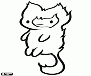 Omalovánka Flambo, znak Adventure Time