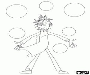 Omalovánka Flint a déšť karbanátky