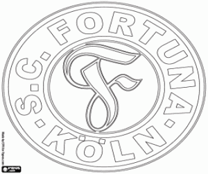 Omalovánka Fortuna Köln logo