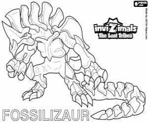 Omalovánka Fossilizaur, Invizimals The Lost Tribes