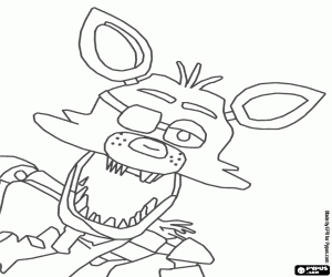 Omalovánka Foxy, Five Nights at Freddy's