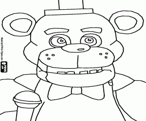 Omalovánka Freddy, Five Nights at Freddy's