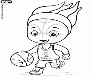 Omalovánka Frenkie, EuroBasket 2015 maskot