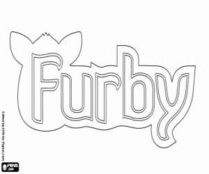 Omalovánka Furby logo