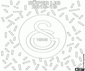 Omalovánka Galatasaray, mistr 2018 – 2019