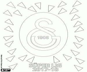 Omalovánka Galatasaray, Süper Lig 2017-2018