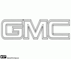 Omalovánka General Motors Company logo