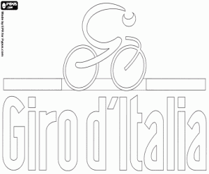 Omalovánka Giro d'Italia logo