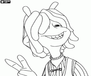 Omalovánka Glar, Neera hippie přítel