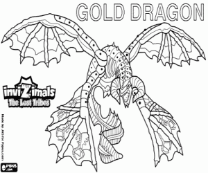 Omalovánka Gold Dragon, Invizimals The Lost Tribes