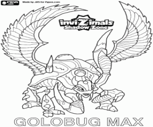 Omalovánka Goldbug Max, Invizimals Shadow Zone