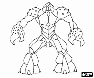 Omalovánka Gormiti v moři, Carrapax