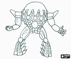 Omalovánka Gormiti, černý opál