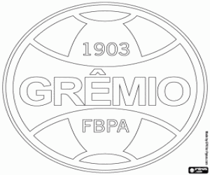Omalovánka Gremio de Porto Alegre logo