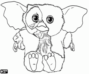 Omalovánka Gremlins, Gizmo