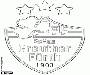 Omalovánka Greuther Fürth emblém