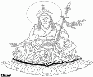 Omalovánka Guru Rinpočhe, Padmasambhava Buddha
