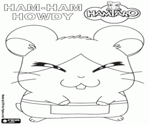 Omalovánka Ham-Ham Goldie je Howdy