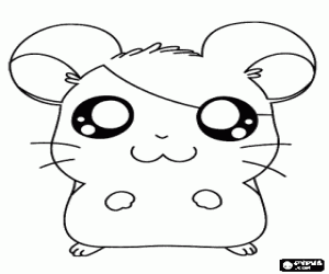 Omalovánka Hamtaro, hlavní hrdina křečka