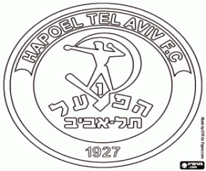 Omalovánka Hapoel Tel Aviv FC logo
