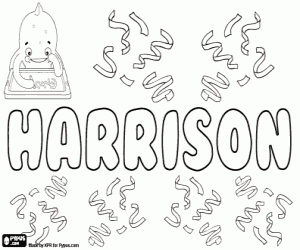 Omalovánka Harrisson, varianta Harrison