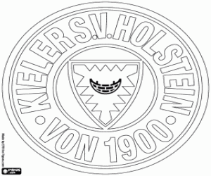 Omalovánka Holstein Kiel logo