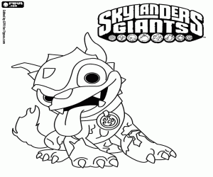Omalovánka Hot Dog Skylander