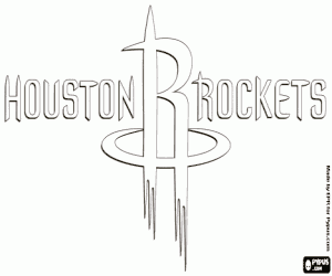 Omalovánka Houston Rockets logo
