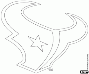 Omalovánka Houston Texans emblem