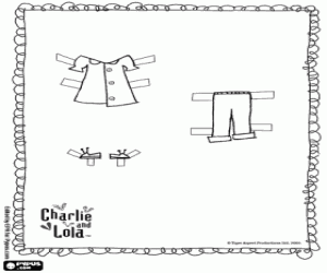 Omalovánka Hra šaty s Lola